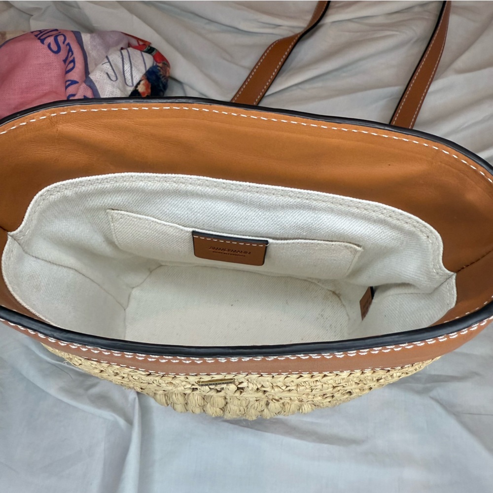 Zimmermann Raffia Bucket Bag - Picture 6 of 9